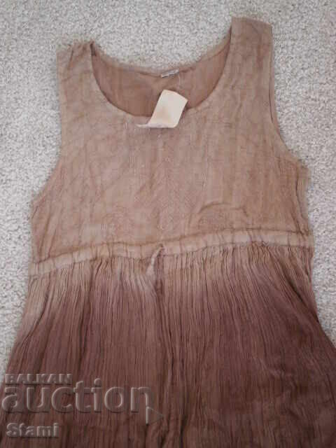 Rochie indiană maro ombre mărimea 38, nouă - 6 Rochie indiană maro ombre mărimea 38, nouă - 6