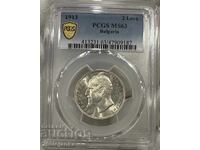 2 лева 1913г MS63 PCGS