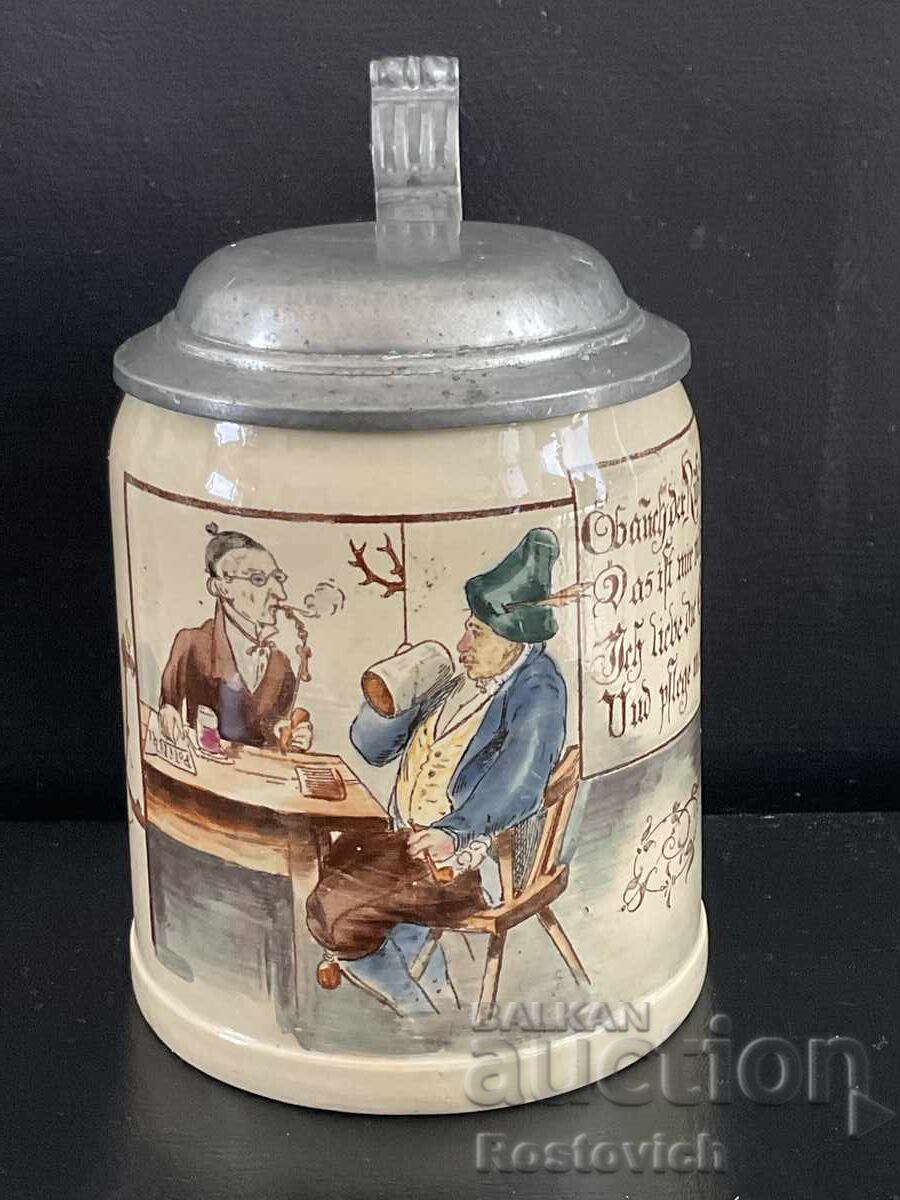 Antique beer stein "Villeroy & Boch", Germany, 1895 with price € 107.00 | 209.27 BGN