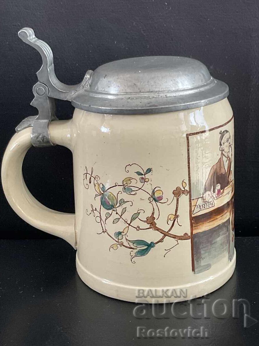 Auction  Antique beer stein "Villeroy & Boch", Germany, 1895
