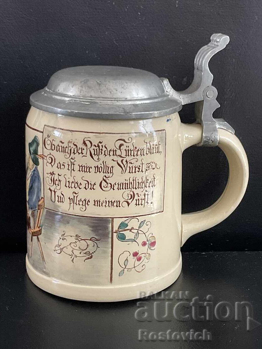 Antique beer stein "Villeroy & Boch", Germany, 1895