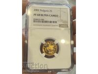 2 stotinki 2002g PF68 ULTRA CAMEO NGC