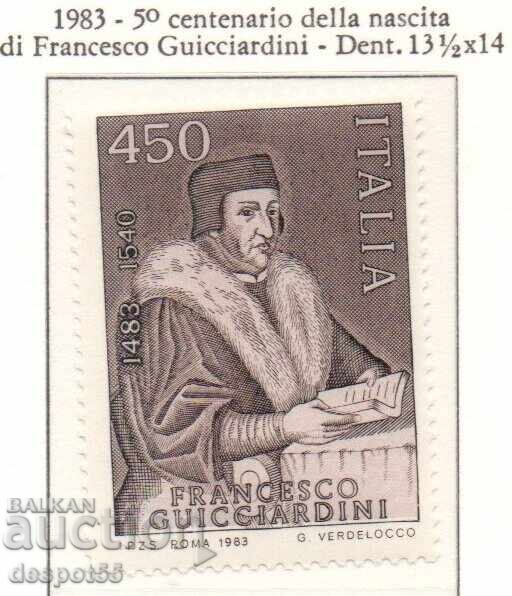 1983. Italy. 500th anniversary of the birth of Francesco Guicciardini