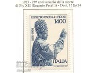1983. Italy. 25th anniversary of the death of Pope Pius XII