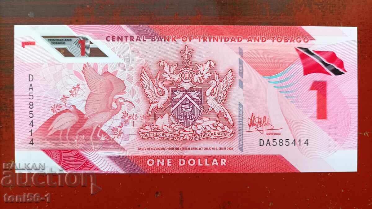 Trinidad and Tobago 1 dollar 2020 UNC - polymer