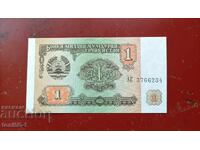 Τατζικιστάν 1 ρούβλι 1994 UNC