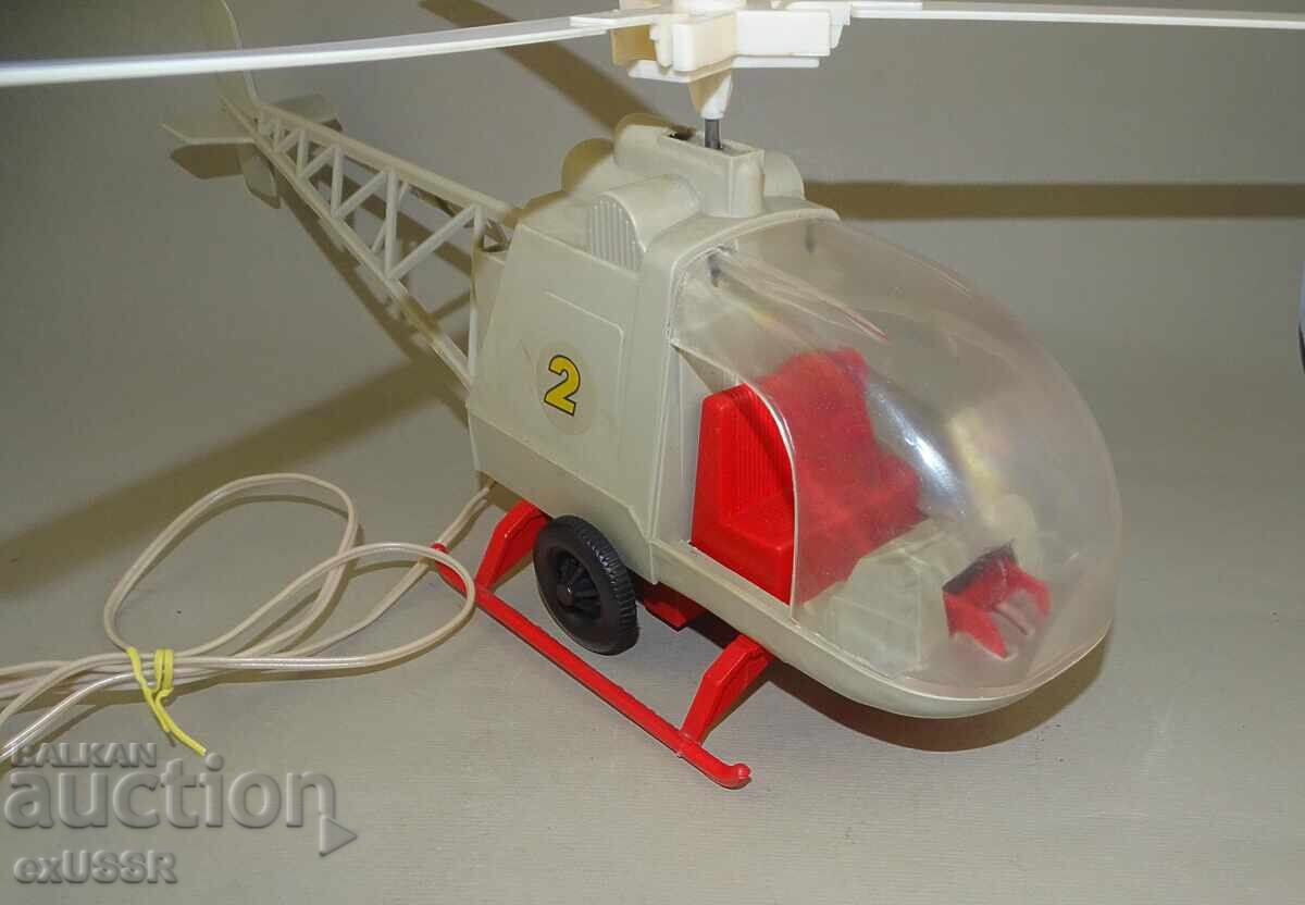 Old Bulgarian socialist toy helicopter battery-operated with price € 10.00 | 19.56 BGN