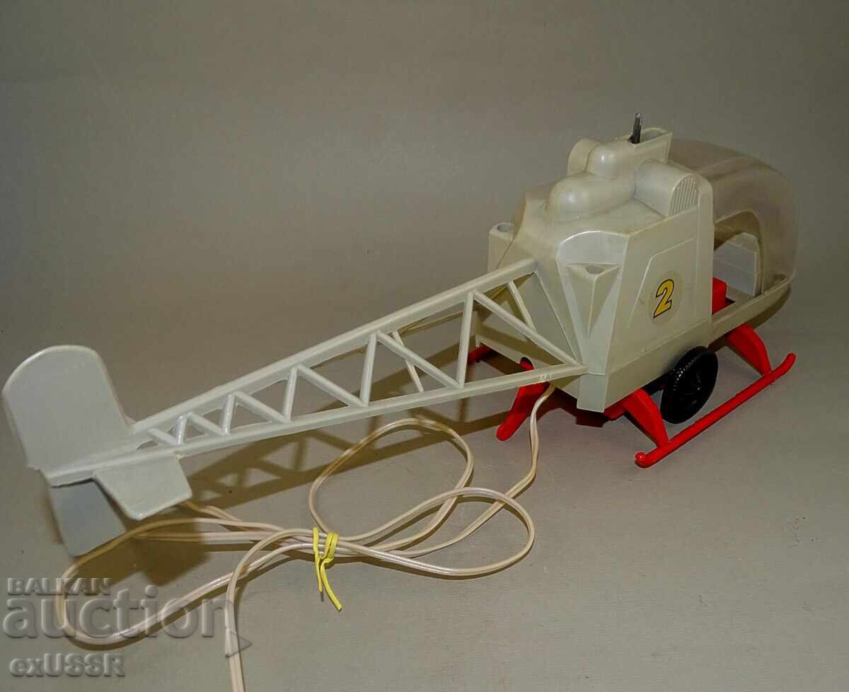 Delivery of Old Bulgarian socialist toy helicopter battery-operated