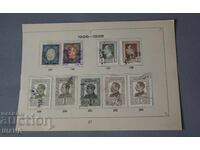 1926-28  СЕРИЯ ПОЩЕНСКИ МАРКИ ЛЪВ ЦАР БОРИС 1,2,6 и 10лв