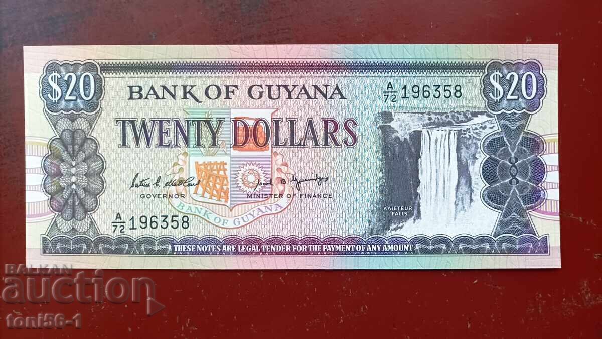 Γουιάνα 20 δολάρια 2018 UNC Γουιάνα 20 δολάρια 2018 UNC
