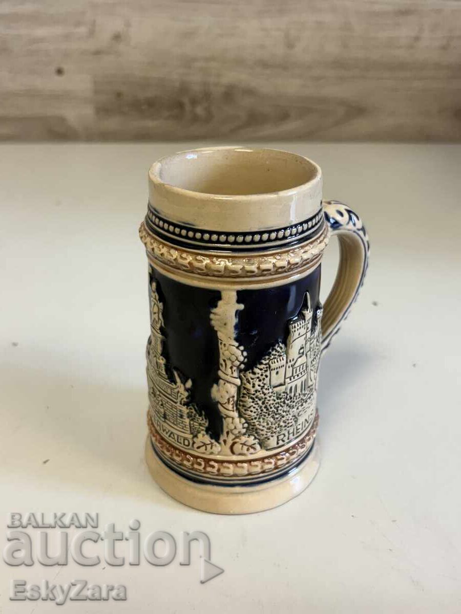 Cană tradițională germană din ceramică - 5