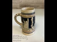 Cană tradițională germană din ceramică