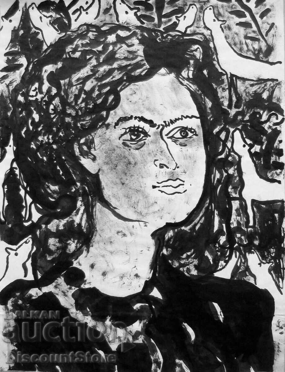 Ink/pen drawing by A. Terziev