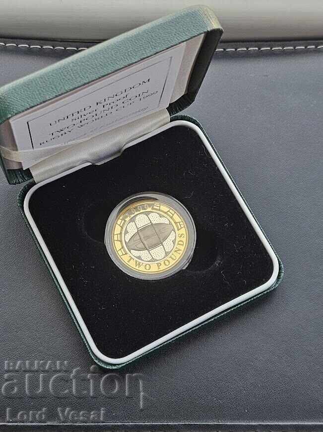 2 Pounds 1999 - Rugby World Cup Great Britain 2 Pounds 1999 - Rugby World Cup Great Britain