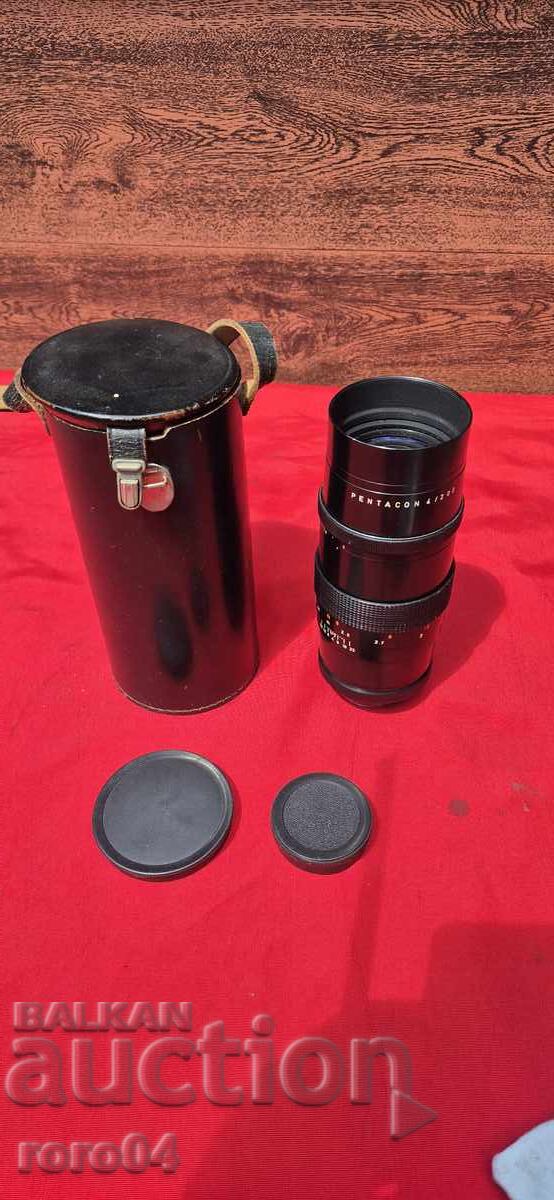 LENS - PENTACON 4 / 200 - MADE IN G.D.R LENS - PENTACON 4 / 200 - MADE IN G.D.R