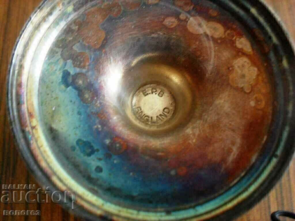 Delivery of Antique Silver Plated Engraved Cup - England