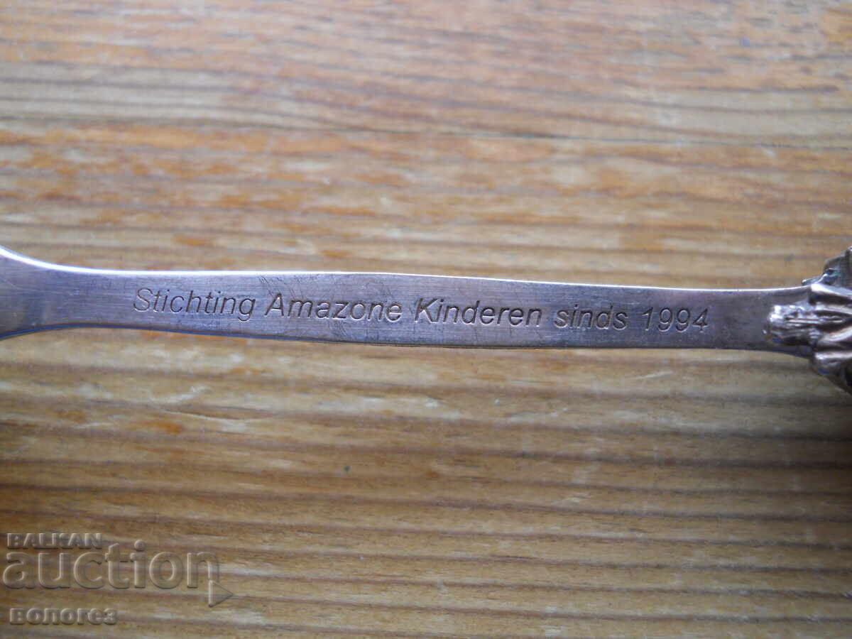 Посребрена лъжичка "Stichting Amazone Kinderen" - Холандия - 5