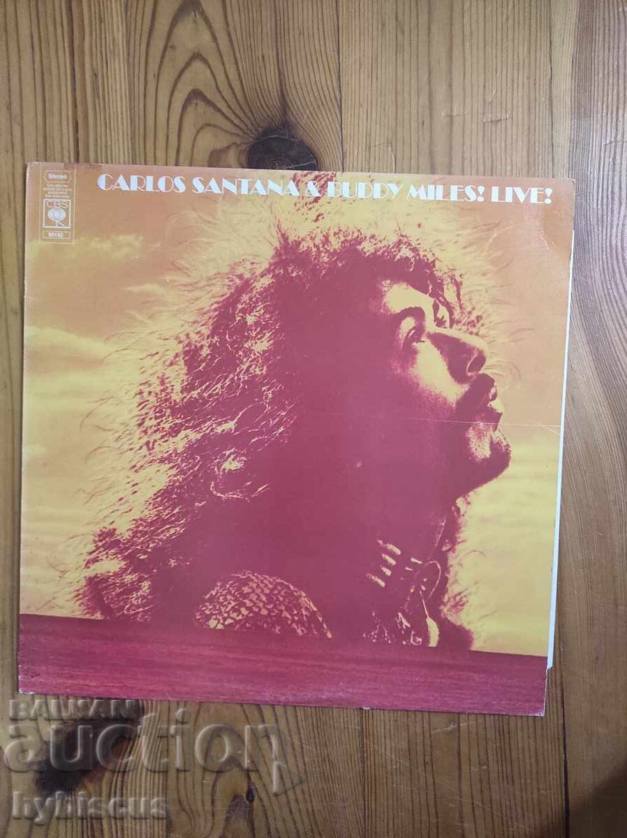 Carlos Santana & Buddy Miles Live LP Carlos Santana & Buddy Miles Live LP