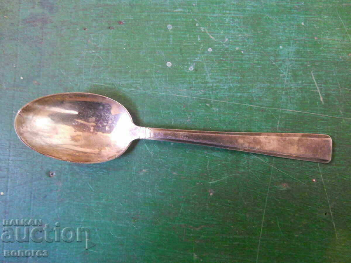 Silver-plated vintage spoon