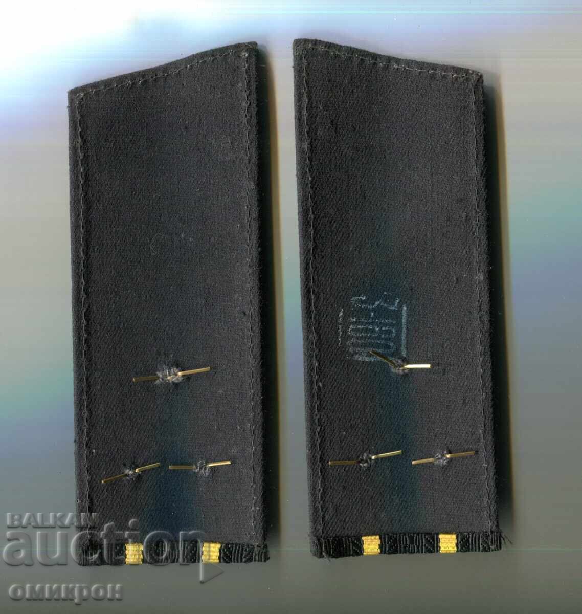 Pair of shoulder boards for Captain 1st Rank, Russian Navy with price € 20.00 | 39.12 BGN