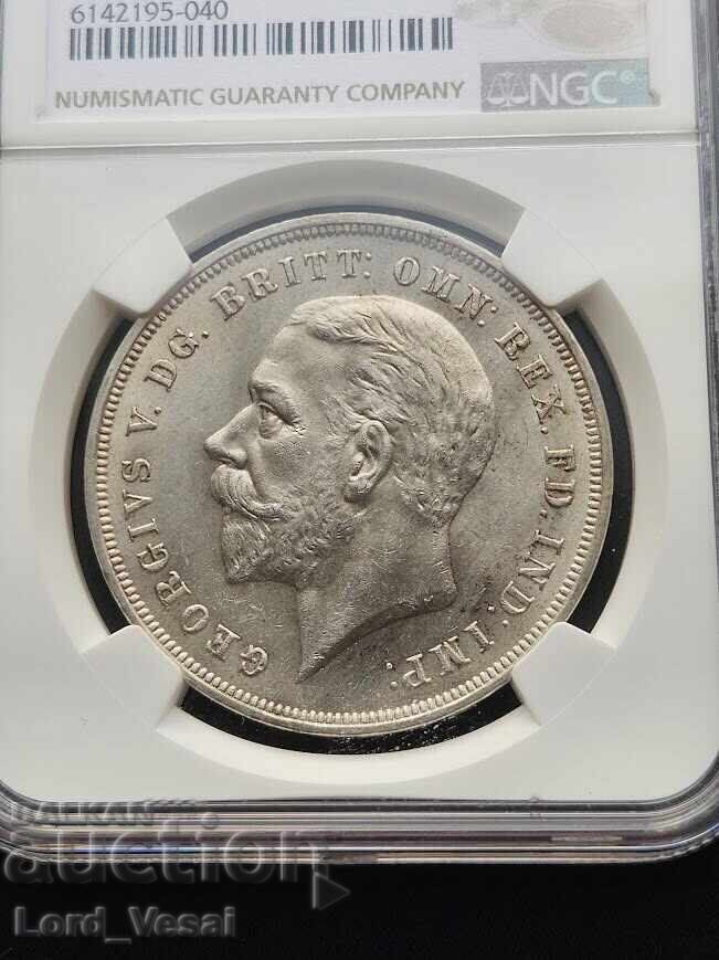 Аукцион 1 краун 1935 NGC MS63 - Люлеещо се Конче Великобритания