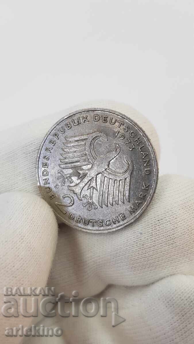 Collectible coin, 2 marks 1973 D - Germany with price € 3.00 | 5.87 BGN
