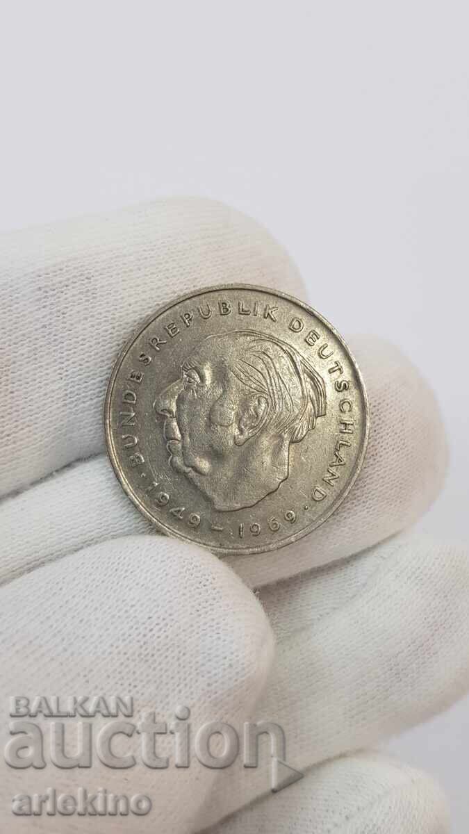 Collectible coin, 2 marks 1973 D - Germany - 5