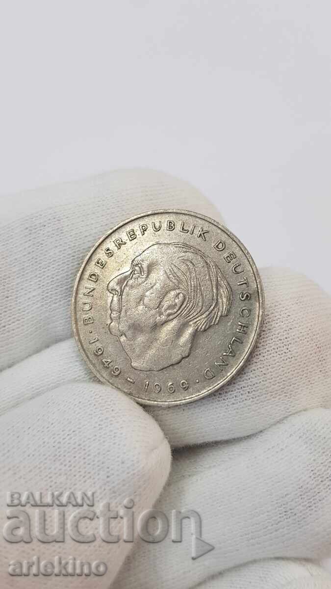 Collectible coin, 2 marks 1973 D - Germany - 7