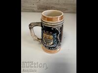 Cană tradițională germană din ceramică