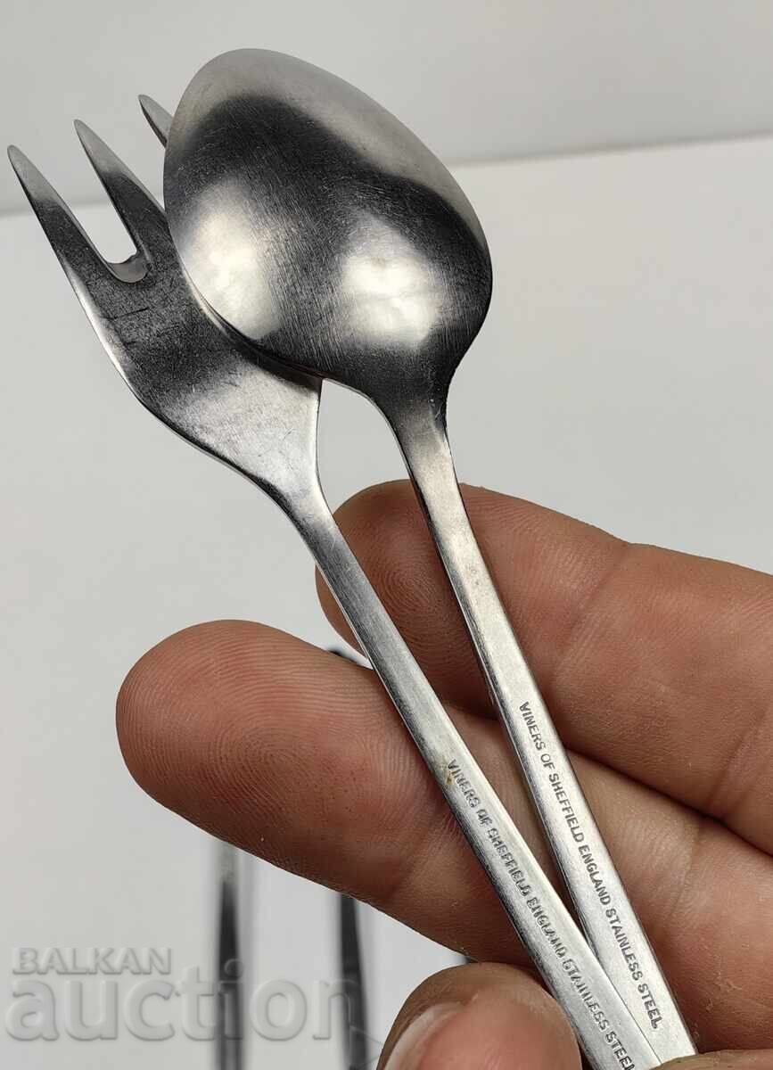 DESSERT CUTLERY SET FORK SPOON - 5