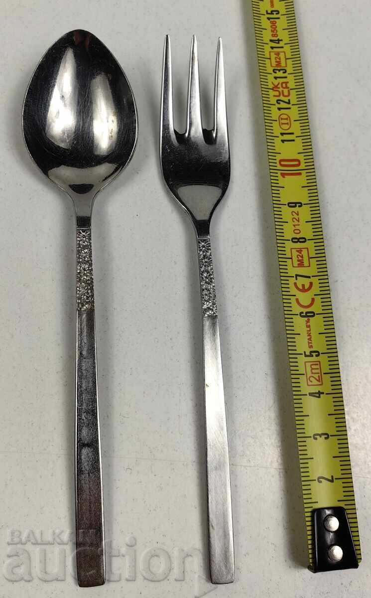 DESSERT CUTLERY SET FORK SPOON - 7