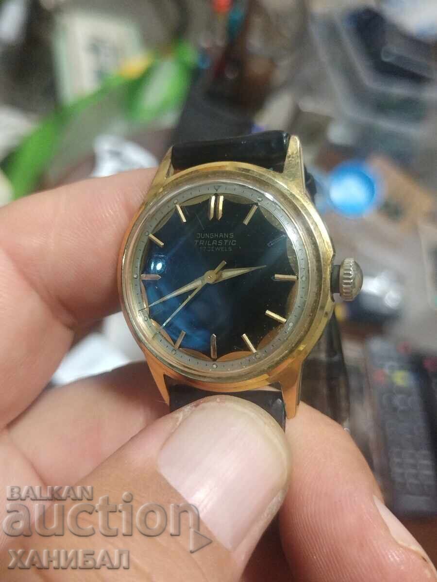 GOLD-PLATED JUNGHANS WATCH WORKING with price € 130.00 | 254.26 BGN