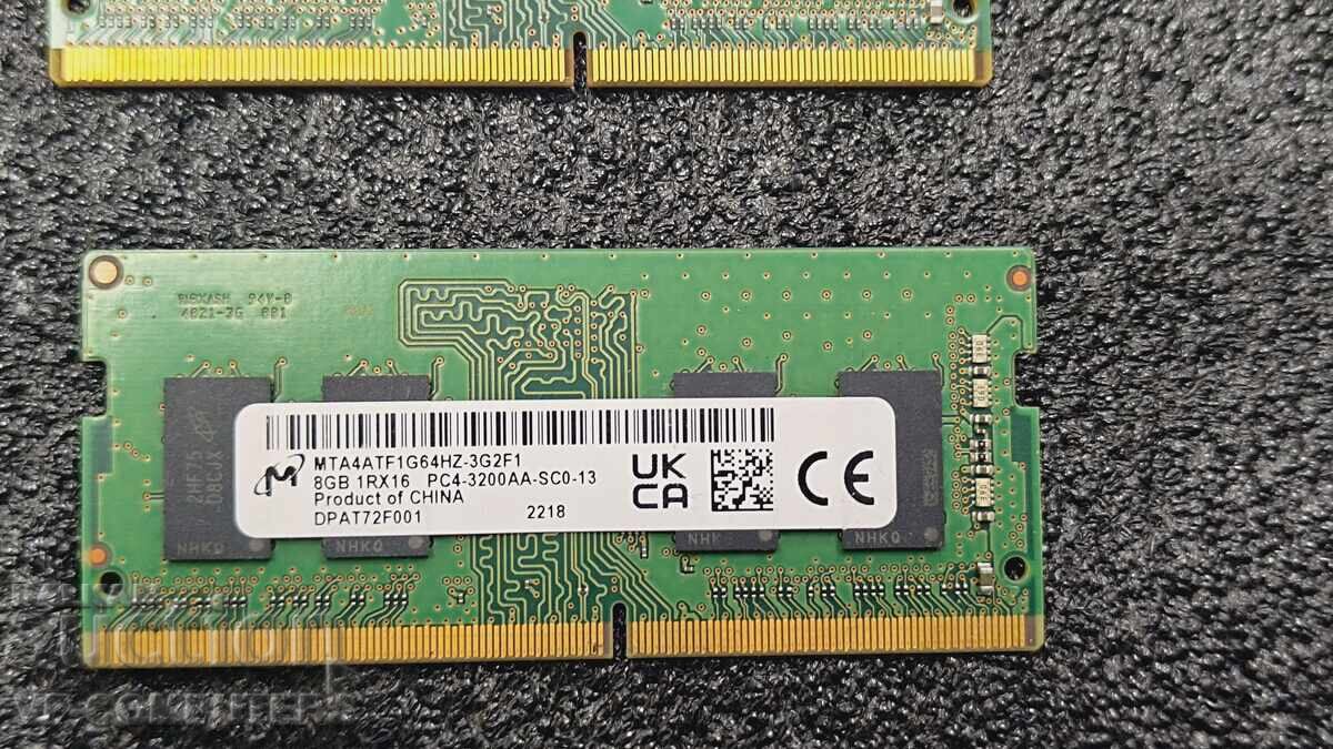 Licitație Memorie RAM pentru laptop DDR4 2x8GB (16GB) 3200 Licitație Memorie RAM pentru laptop DDR4 2x8GB (16GB) 3200