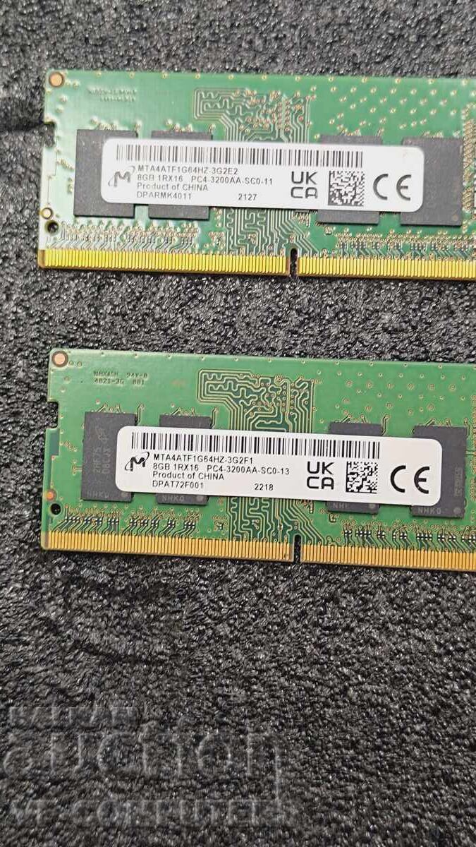 Memorie RAM pentru laptop DDR4 2x8GB (16GB) 3200 Memorie RAM pentru laptop DDR4 2x8GB (16GB) 3200