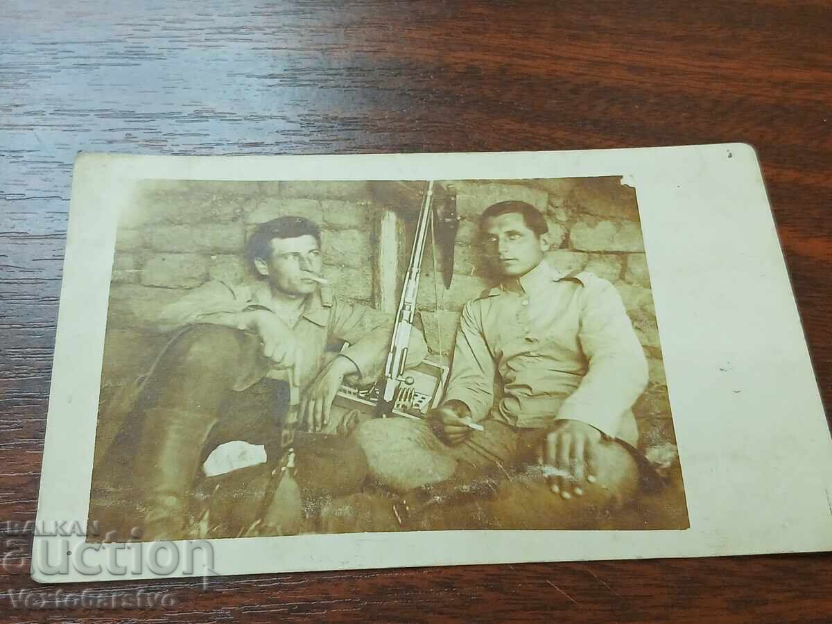 Fotografie-Poză veche-Primul Război Mondial-MILITAR-OFIȚER-UNIFORMĂ
