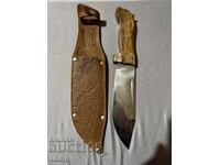 Terna Mecha, bear head, hunting knife