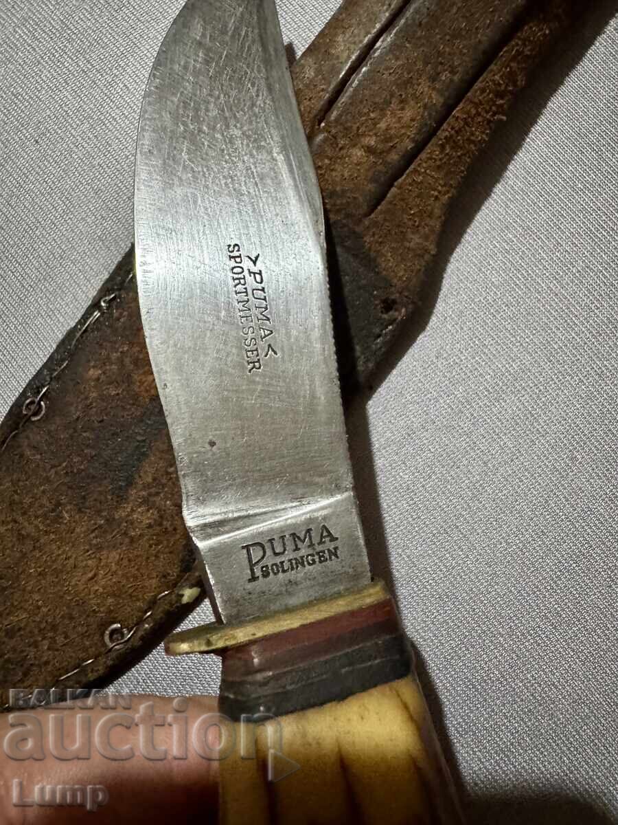 Cuțit de vânătoare pentru jupuit PUMA Solingen