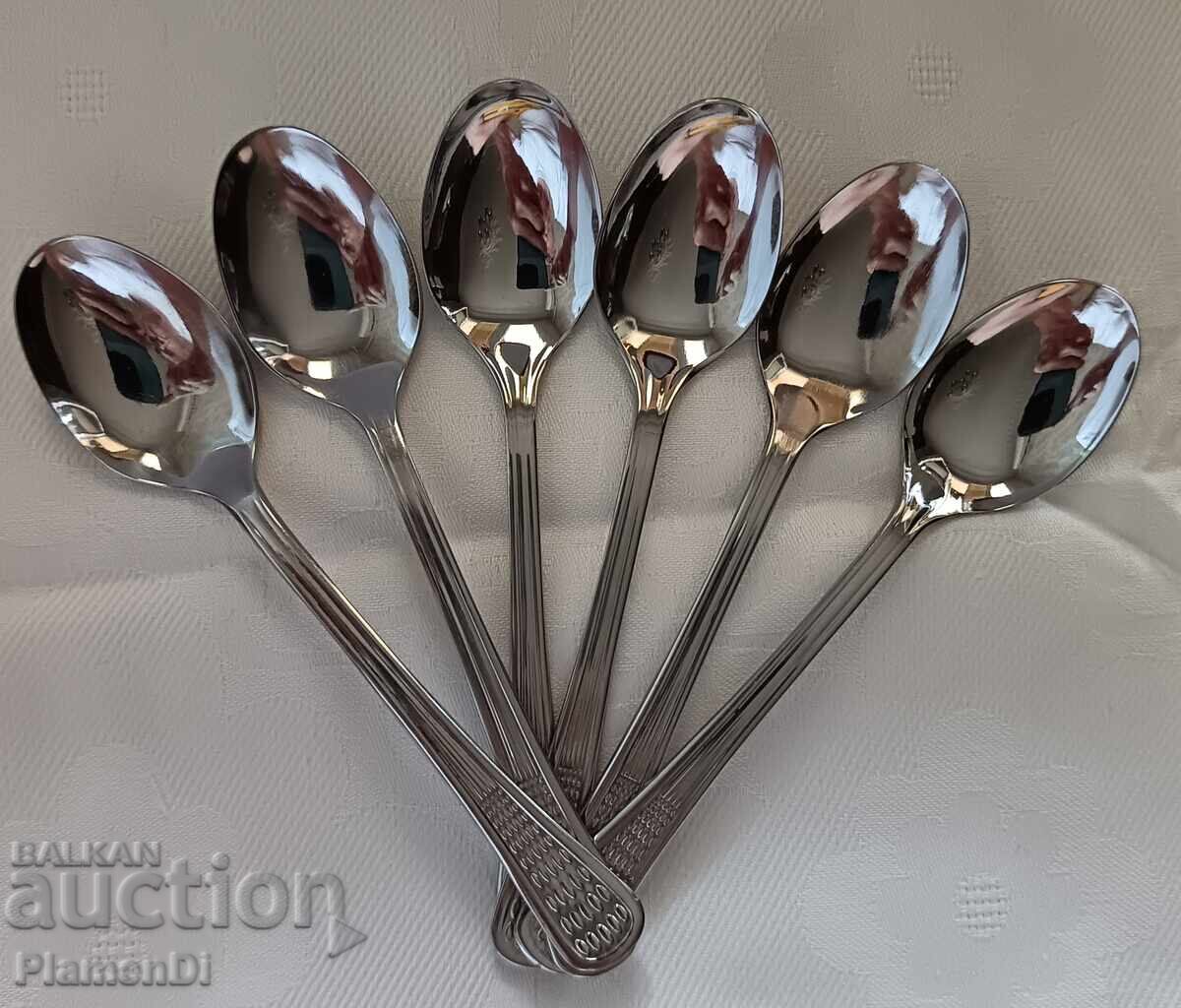 Set of 6 small teaspoons, Petko Denev Gabrovo with price € 10.00 | 19.56 BGN