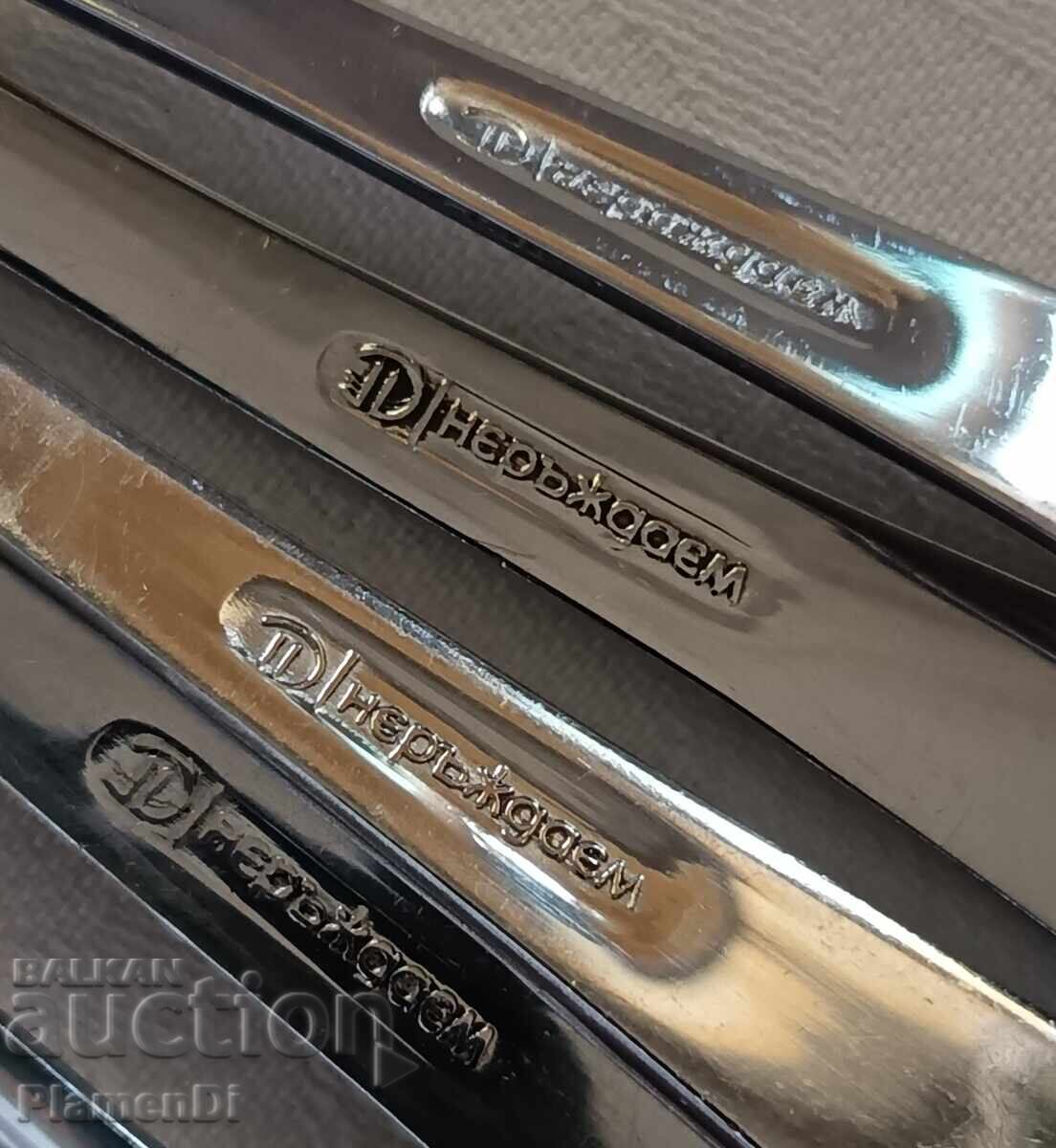 Set of 6 small teaspoons, Petko Denev Gabrovo - 5