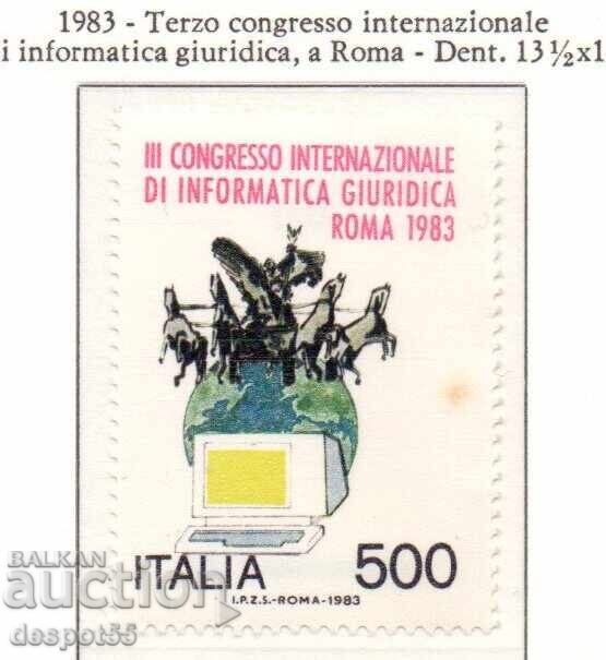 1983. Italia. Al 3-lea Congres Internațional de Informare Juridică 1983. Italia. Al 3-lea Congres Internațional de Informare Juridică