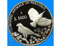 San Marino 1993 1000 lire 14.6g 835 argint PROOF