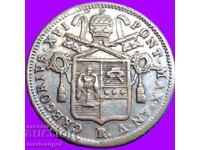 mezzo baiocco 1835 Vatican Grigore XVI