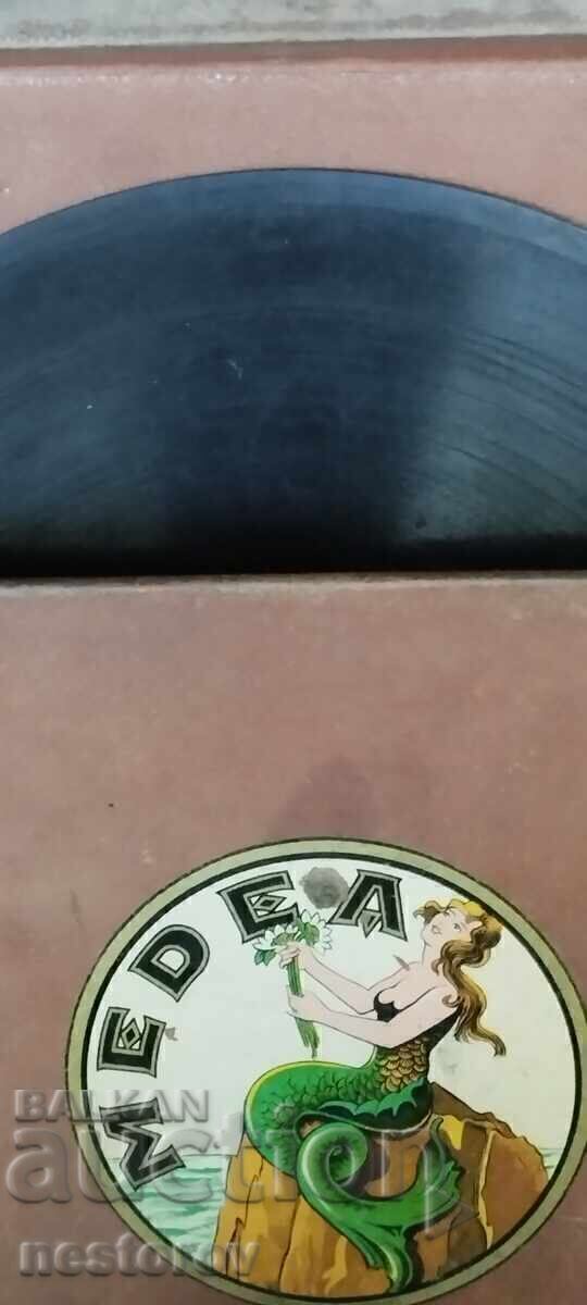 VECHI GRAMOFON MECANIC "MEDEA" 1930 REGATUL BULGARIEI - 6