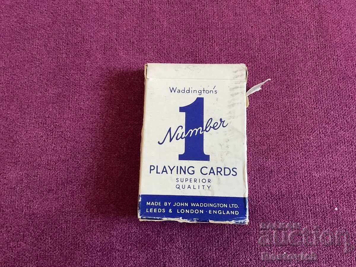 Waddington's Number 1 playing cards. England. 1962