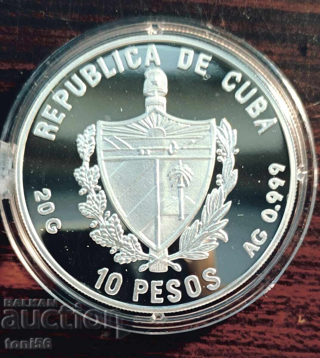 Κούβα 10 πέσος 1992 UNC
