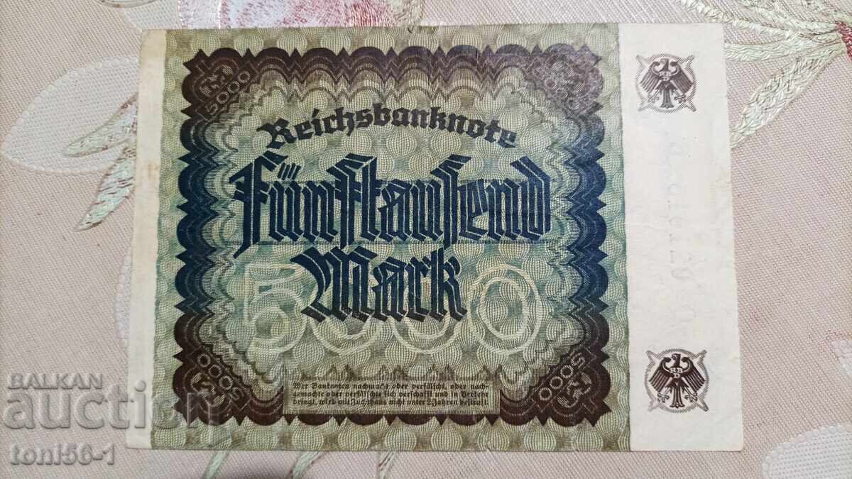 Germania 5000 mărci 1923 cu preț € 3.00 | 5.87 BGN