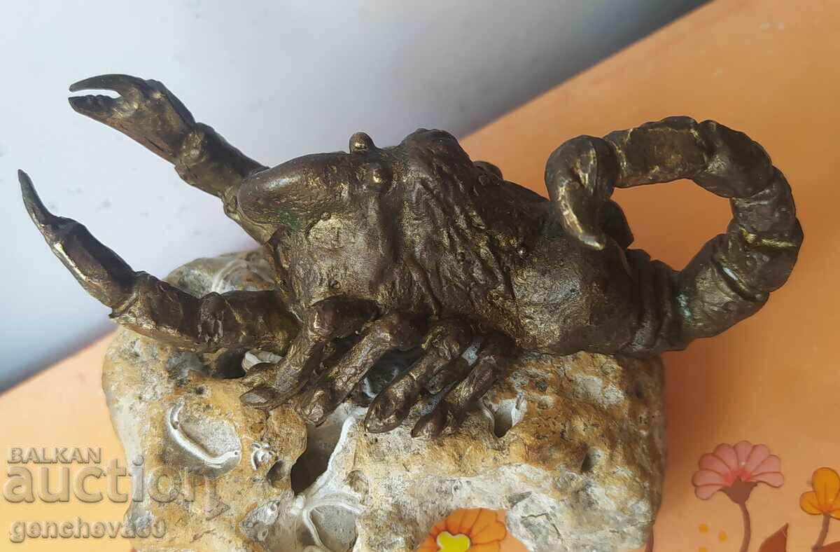Auction Original bronze sculpture Scorpion Auction Original bronze sculpture Scorpion