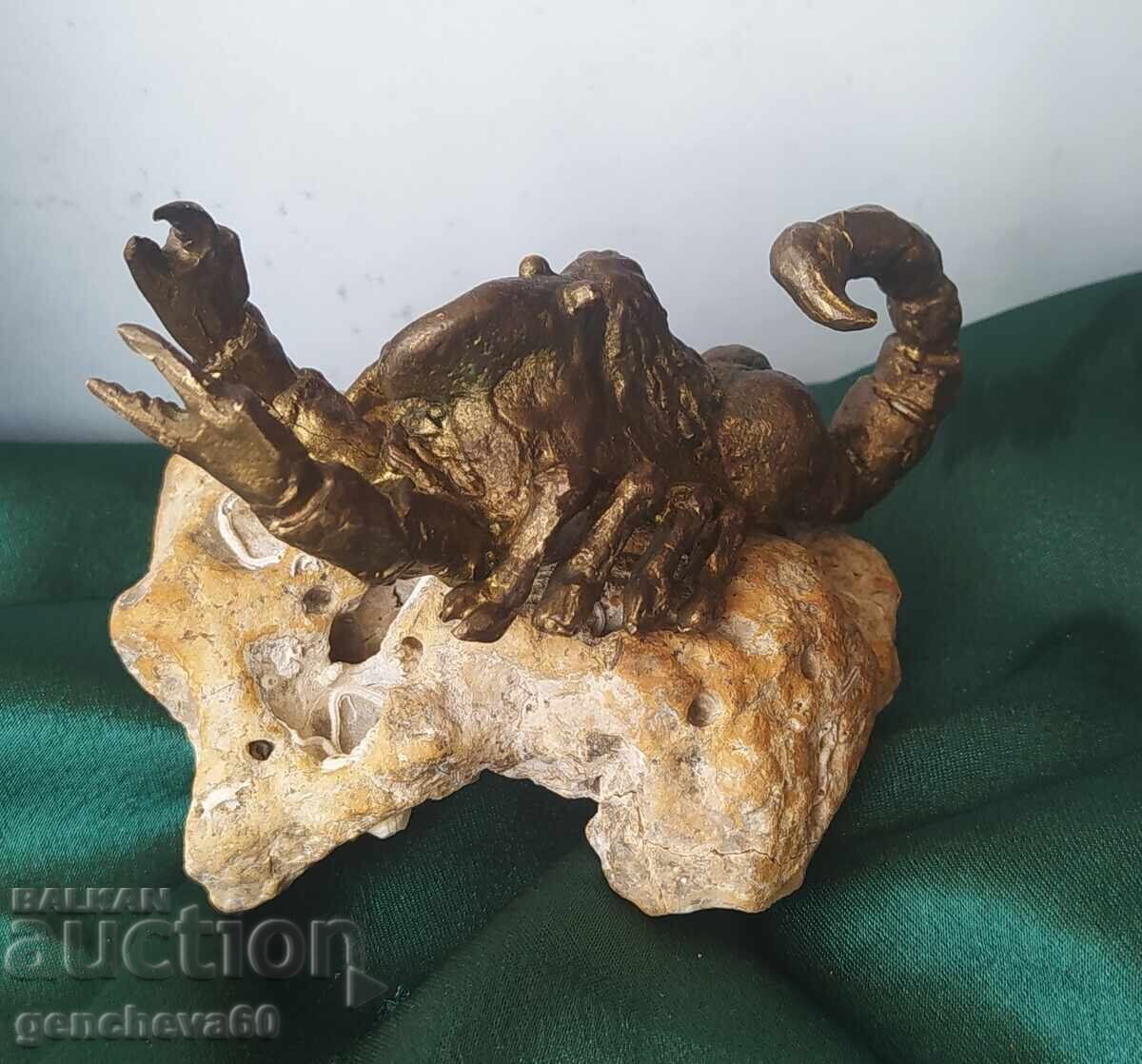 Original bronze sculpture Scorpion - 5 Original bronze sculpture Scorpion - 5