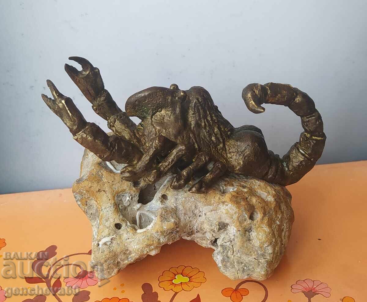 Original bronze sculpture Scorpion Original bronze sculpture Scorpion