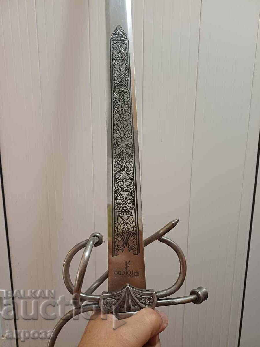 Spanish Toledo sword with price € 100.00 | 195.58 BGN Spanish Toledo sword with price € 100.00 | 195.58 BGN
